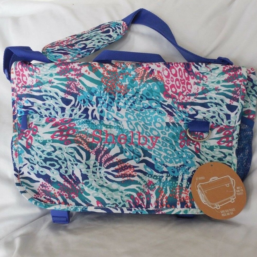 PBT Blue Gear Up Messenger Bag "Shelby" NWT